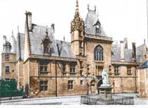 Domestic Medieval Gothic Architecture-Jacques Coeur Palace In Bourges