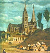 Camille Corot-Chartres Cathedral
